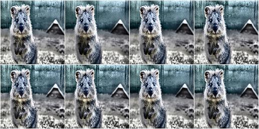 CLAHE with gaussian-distributed tile_grid_size_px