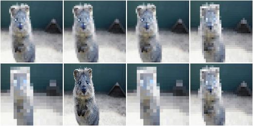 MaxPooling with a uniform distribution over kernel sizes