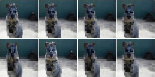 MinPooling with unsymmetric kernel sizes